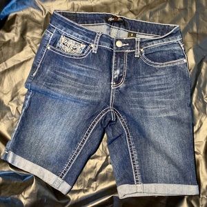 Love Indigo Jean Shorts Size 8 NWOT